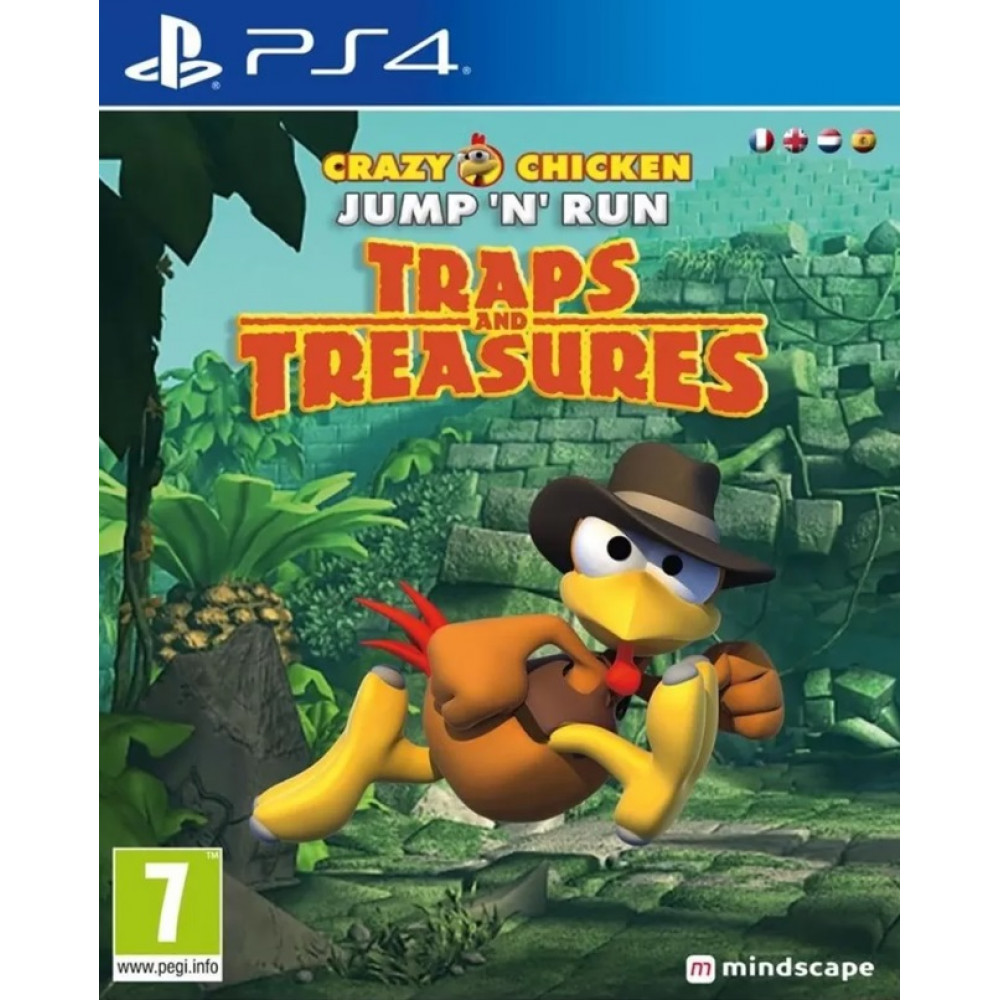Crazy Chicken (Сумасшедшие цыплята): Jump 'n' Run Traps and Treasures [PS4, английская версия]