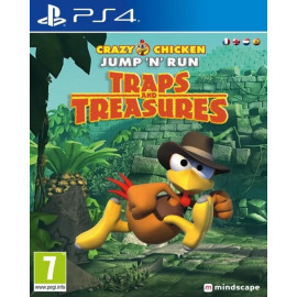 Crazy Chicken (Сумасшедшие цыплята): Jump 'n' Run Traps and Treasures [PS4, английская версия]