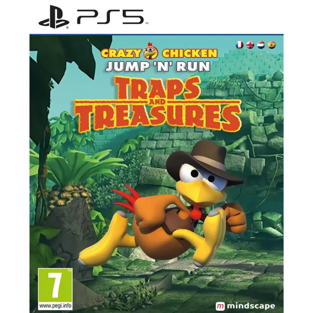 Crazy Chicken (Сумасшедшие цыплята): Jump 'n' Run Traps and Treasures [PS5, английская версия]