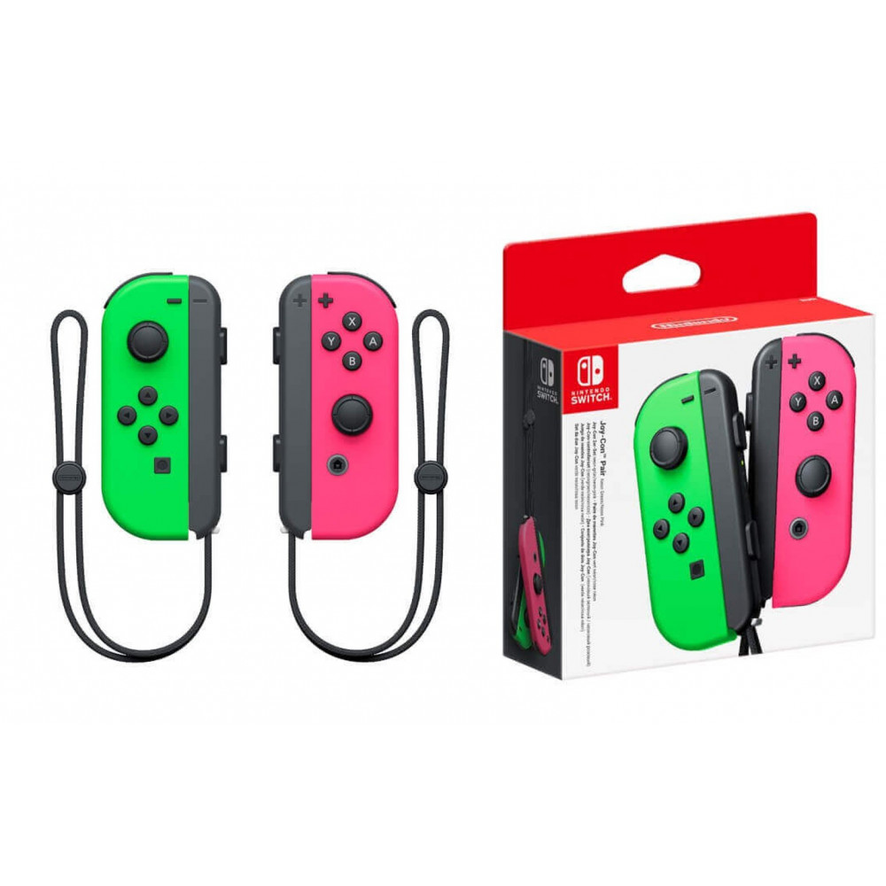 Игровой контроллер Nintendo Joy-Con Pair Розовый/зеленый (Б/У)