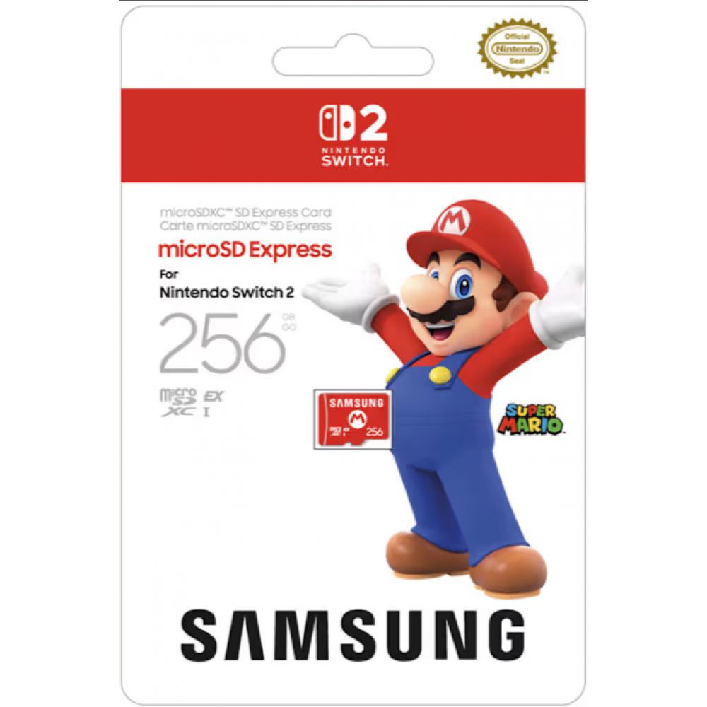 Карта памяти Samsung microSD Express card 256 gb для Nintendo Switch 2