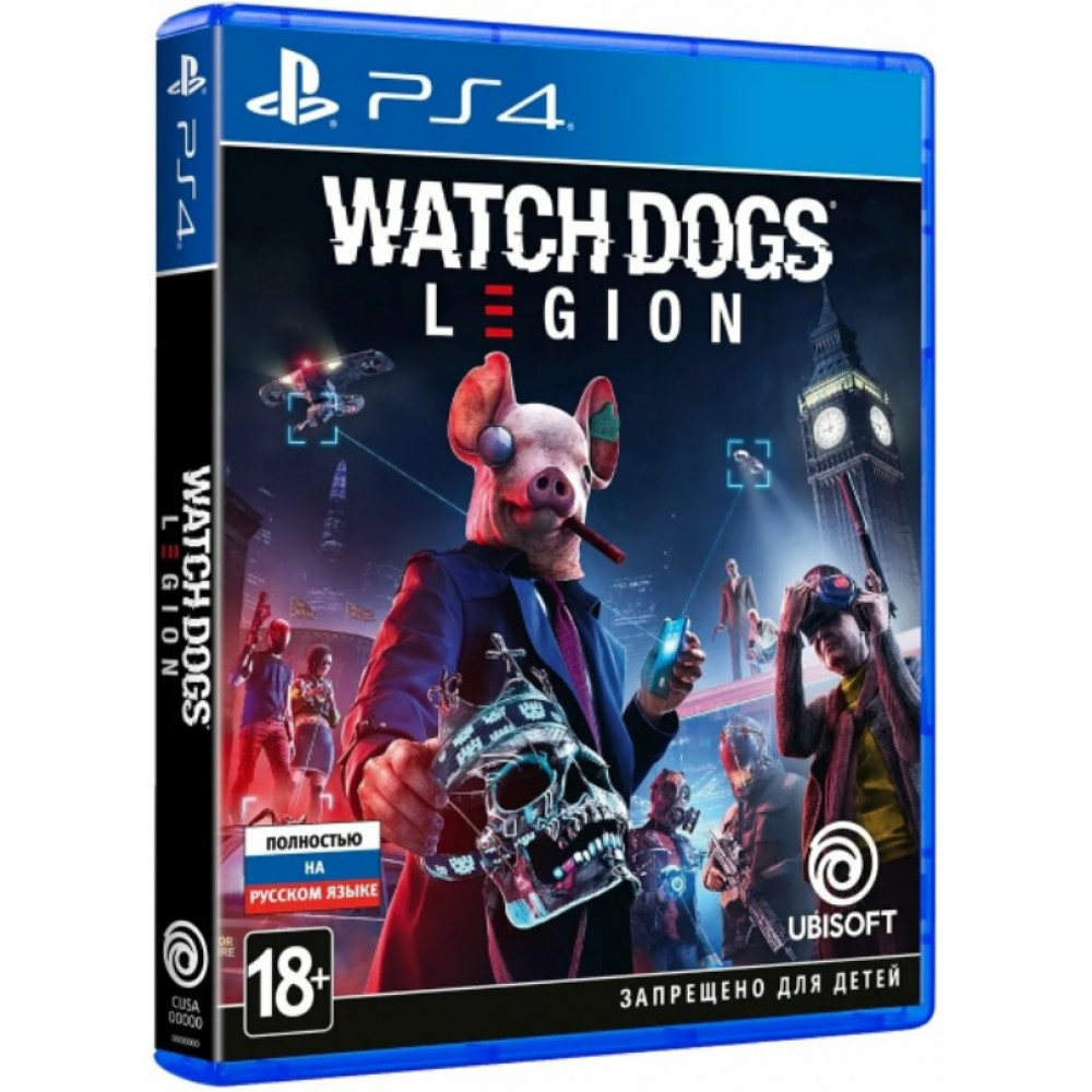 Watch Dogs: Legion [PS4, Русская версия] (Б/У)