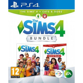 Sims 4 Bundle + Cats&Dogs Expansion Pack [PS4, английская версия]