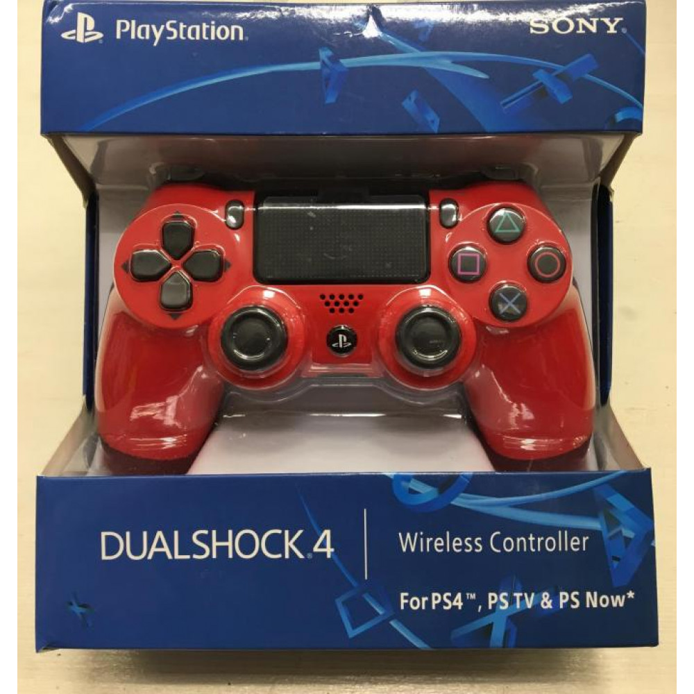 Dualshock 4 v2 (красный, новый) CN