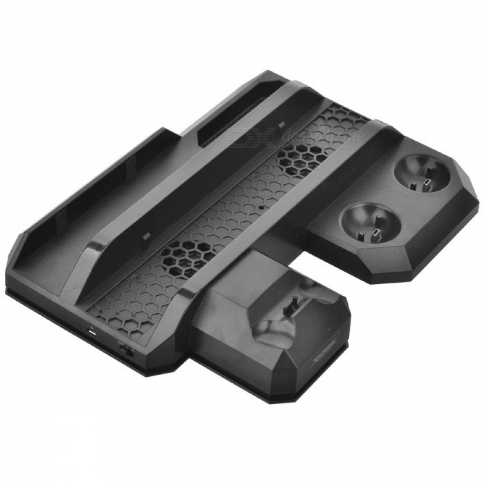 Подставка+Зарядная станция PS4/PRO/SLIM/VR Multi-Function Charging stand with cooling fanTP4-888