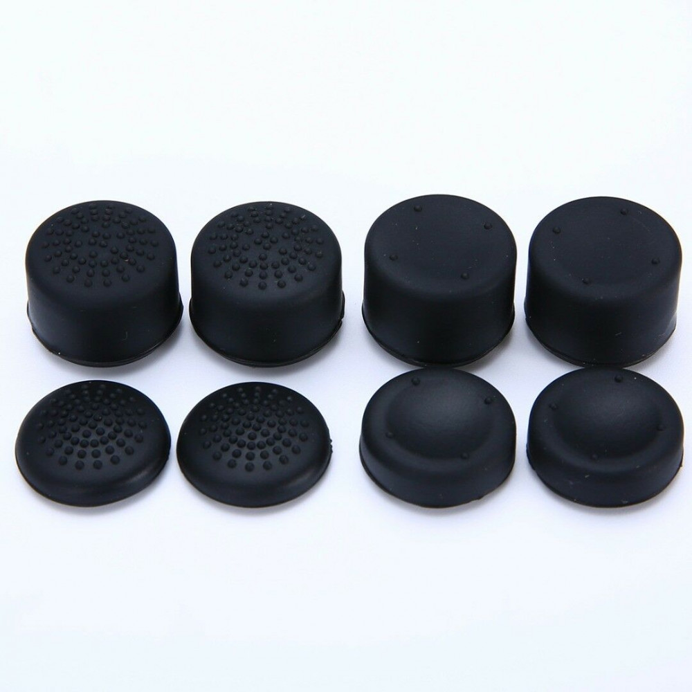Насадка PS4/ X-BOX ONE /XBOX360/PS3 Cover for Stick Silicon 8 in1 Black