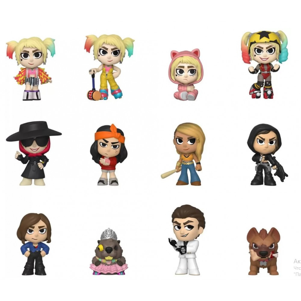 Фигурка Funko Mystery Minis: Birds of Prey: 12PC PDQ 44383