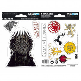 Наклейки Game of Thrones Stark Sigils ABYDCO357