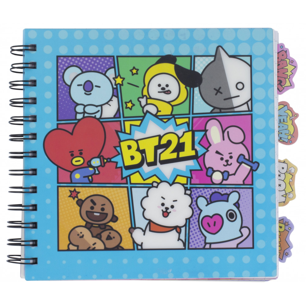 Записная книжка BT21 Notebook With Dividers PP6450BT