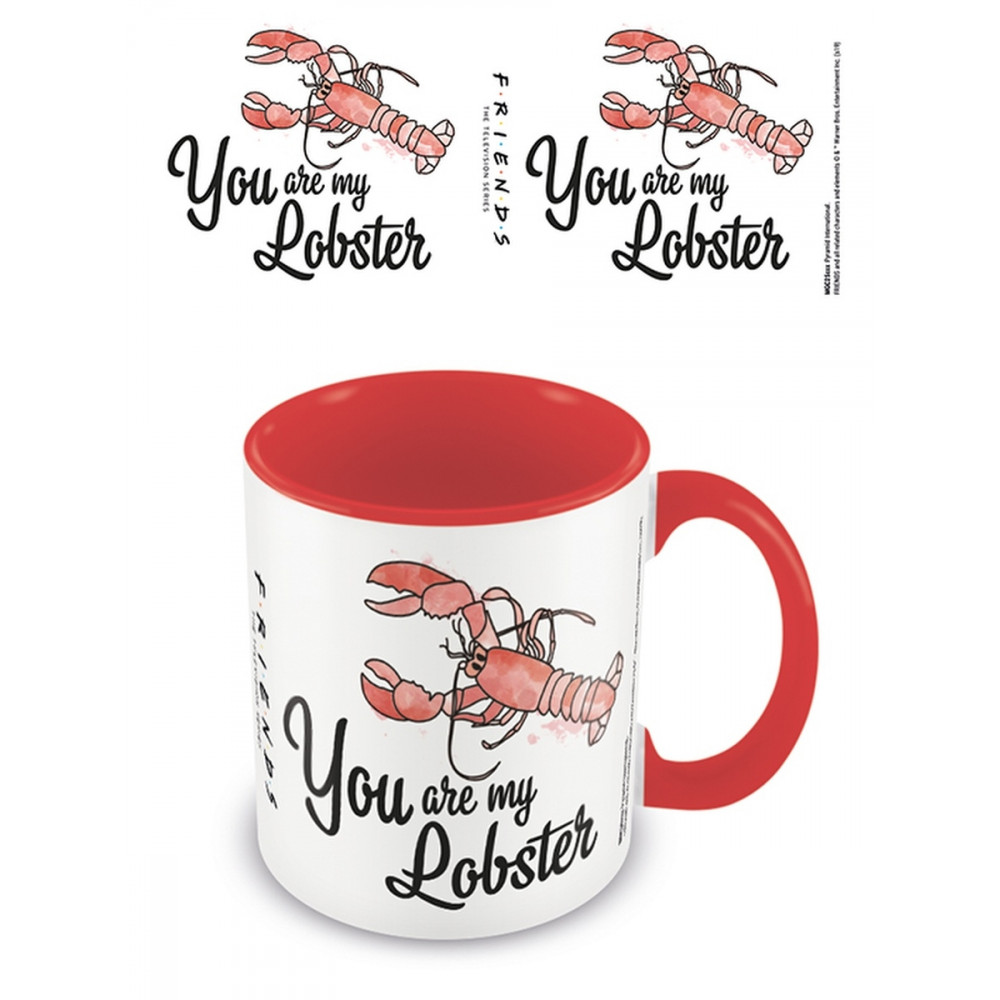 Кружка Friends (You are my Lobster) Red Coloured Inner Mug 315 ml MGC25461